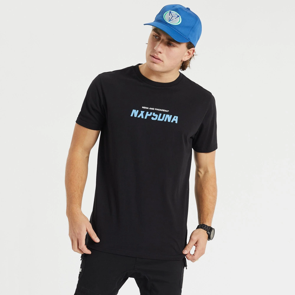 NENA & PASADENA MENS REMEDY CAPE BACK TEE