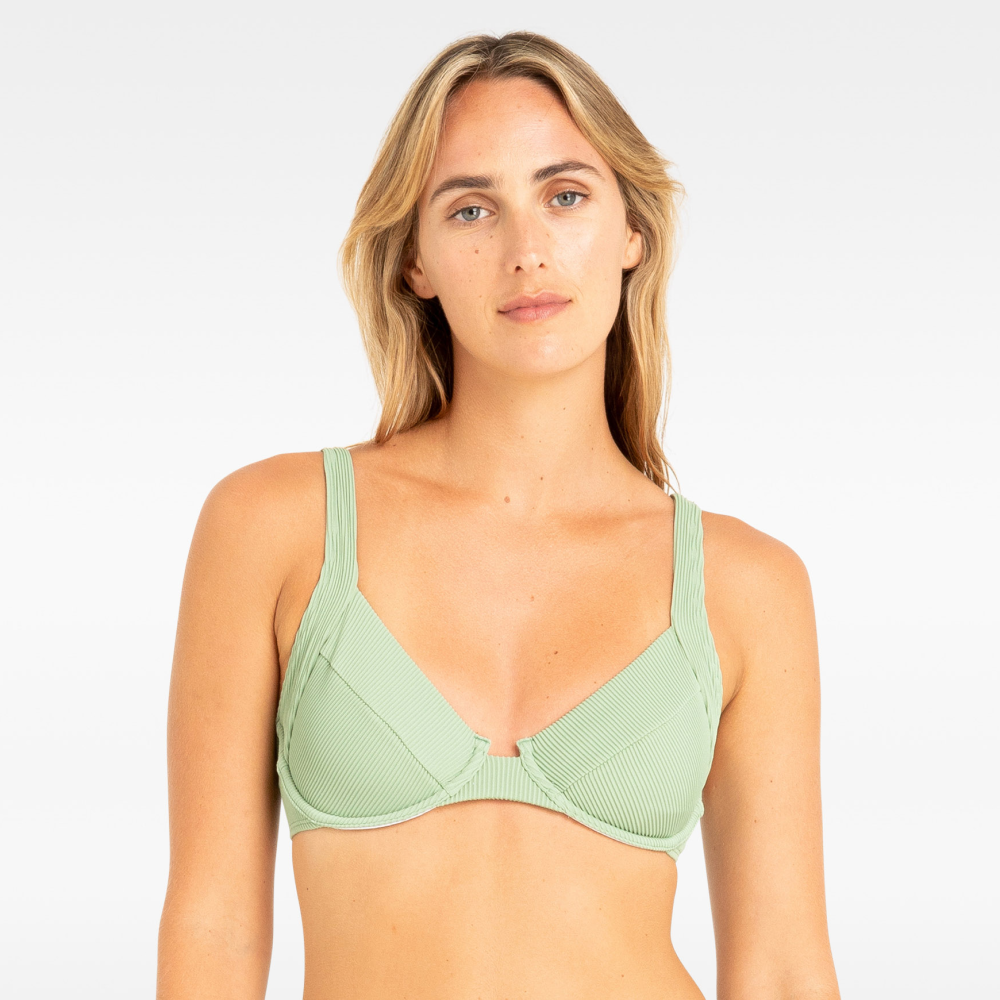 HURLEY WMNS RIBBED UNDERWIRE TOP