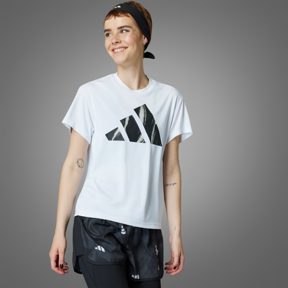 ADIDAS WMNS RUN IT BRAND LOVE TEE