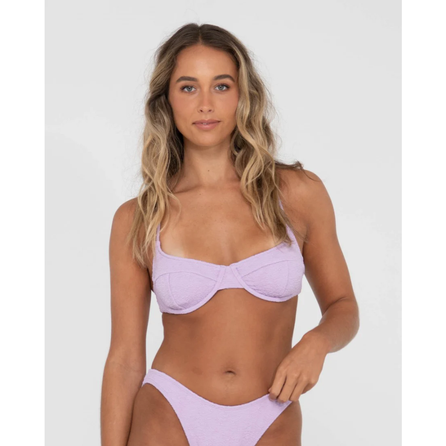 RUSTY WMNS SANDALWOOD BALCONETTE BIKINI TOP