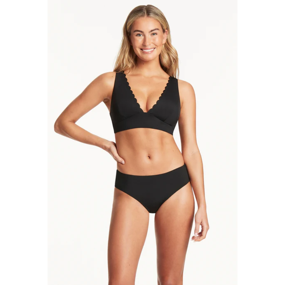 SEA LEVEL WMNS SCALLOPED LONGLINE TRI BRA