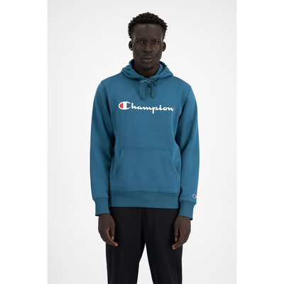 CHAMPION MENS SCRIPT HOODIE