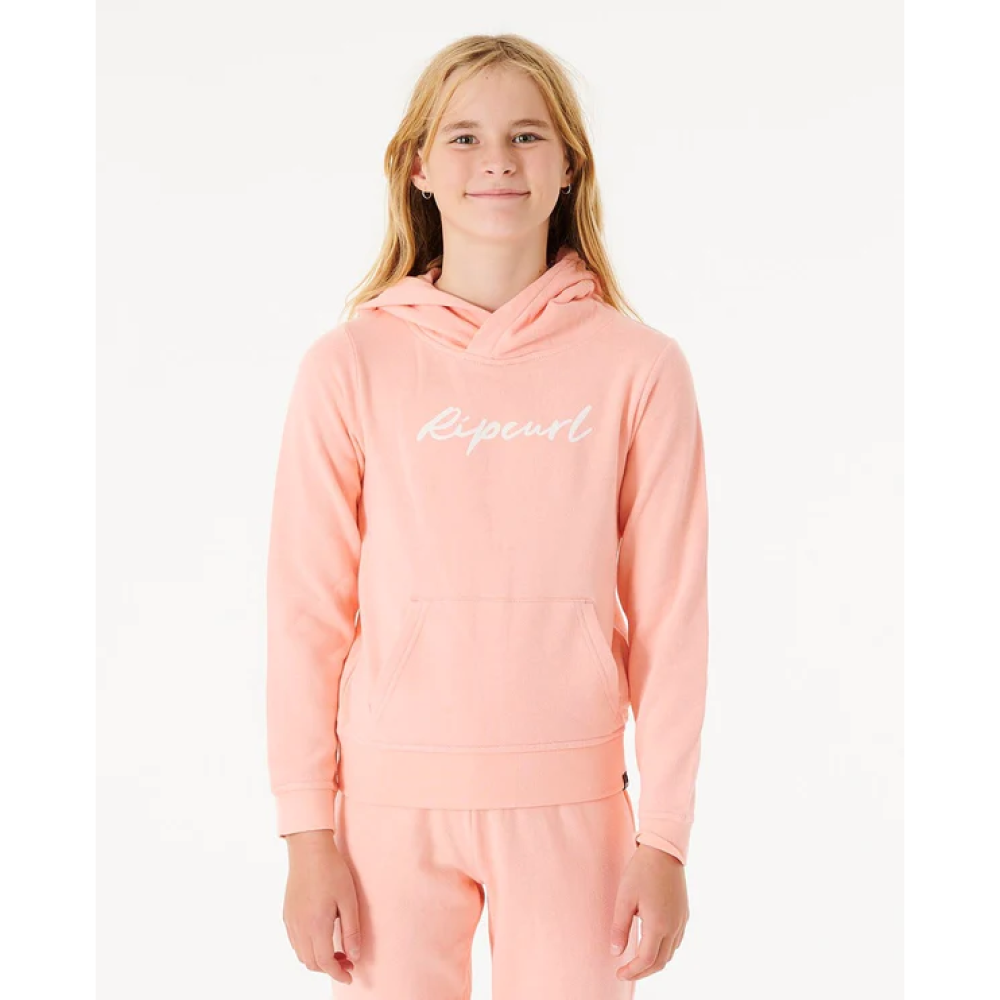 RIP CURL YTH SCRIPT LOGO HOOD