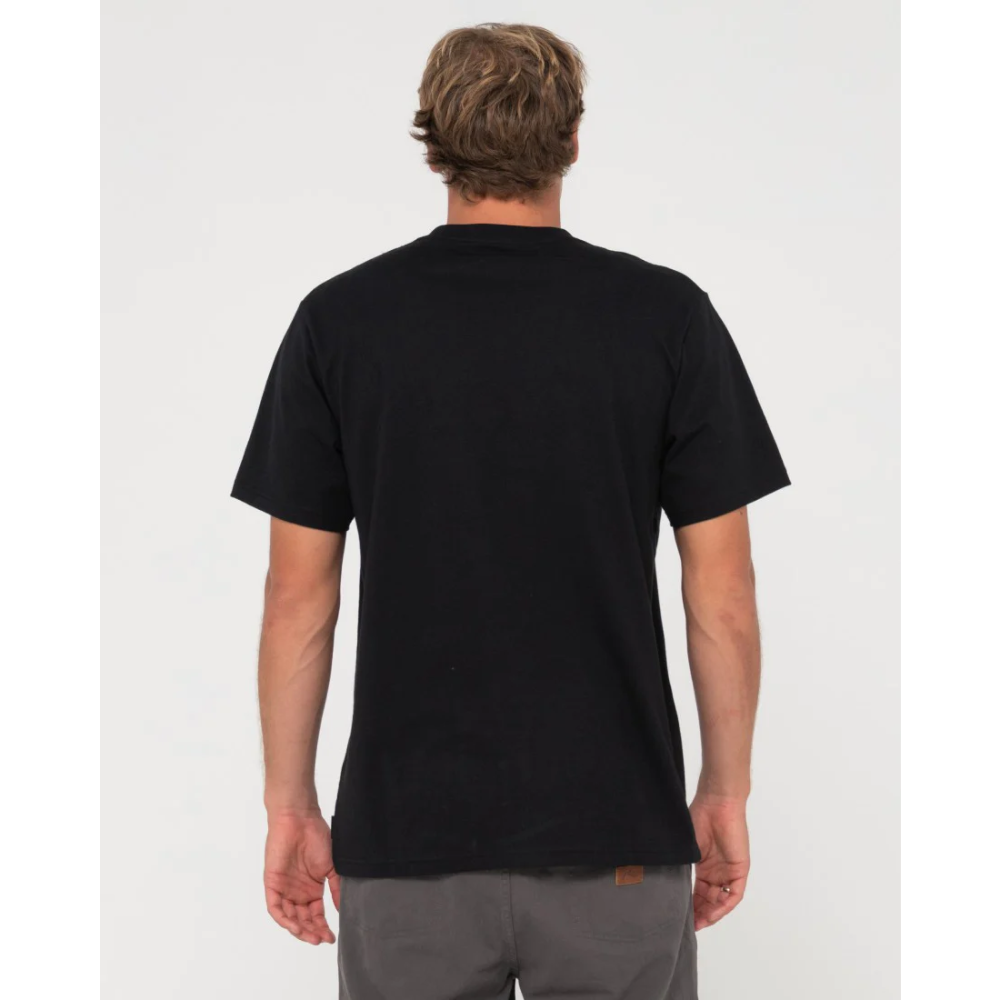 RUSTY MENS SHADOW R SHORT SLEEVE TEE