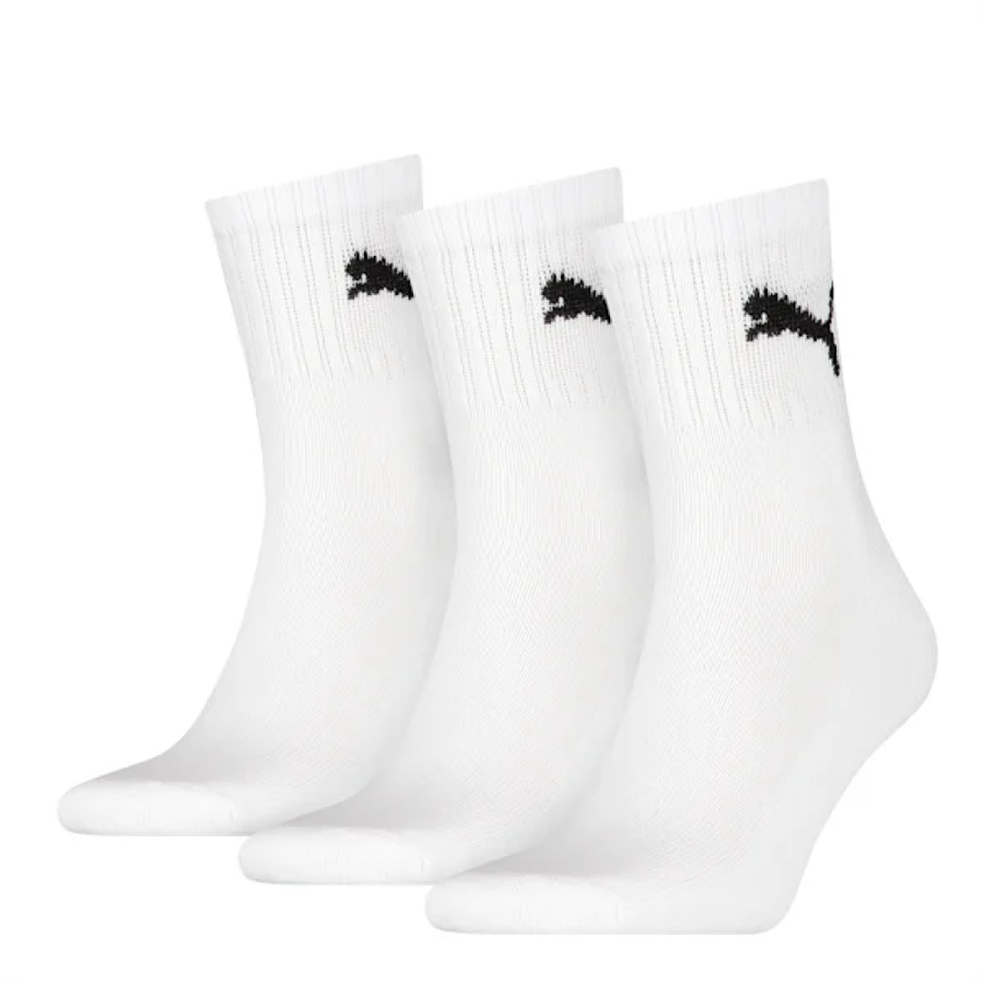 PUMA UNISEX SHORT CREW SOCKS 3PK