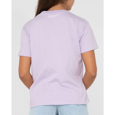 RUSTY WMNS SIGNATURE RELAXED TEE