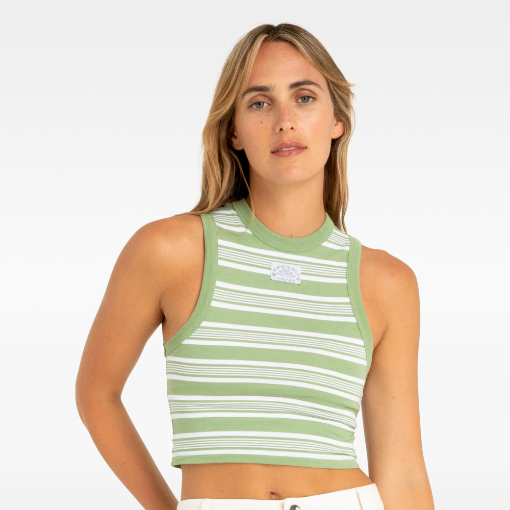 HURLEY WMNS SIGNATURE STRIPE SINGLET