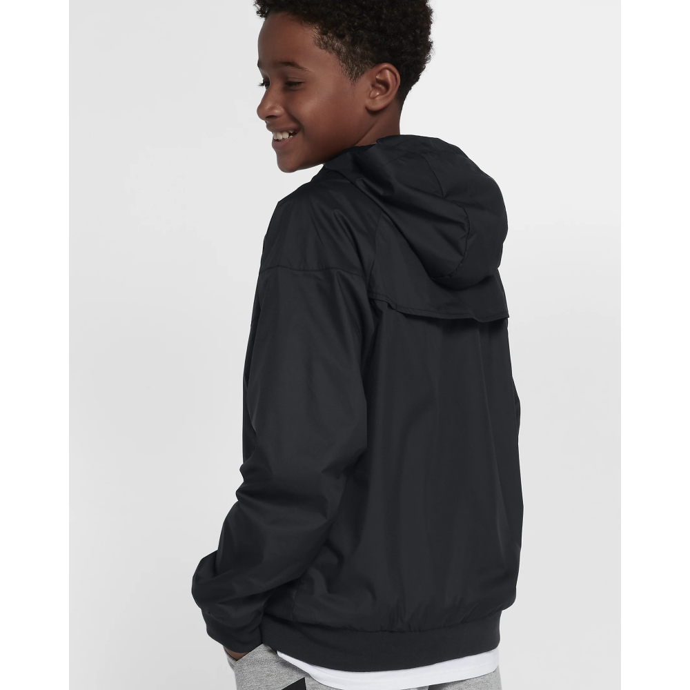 Boys black 2025 nike windbreaker