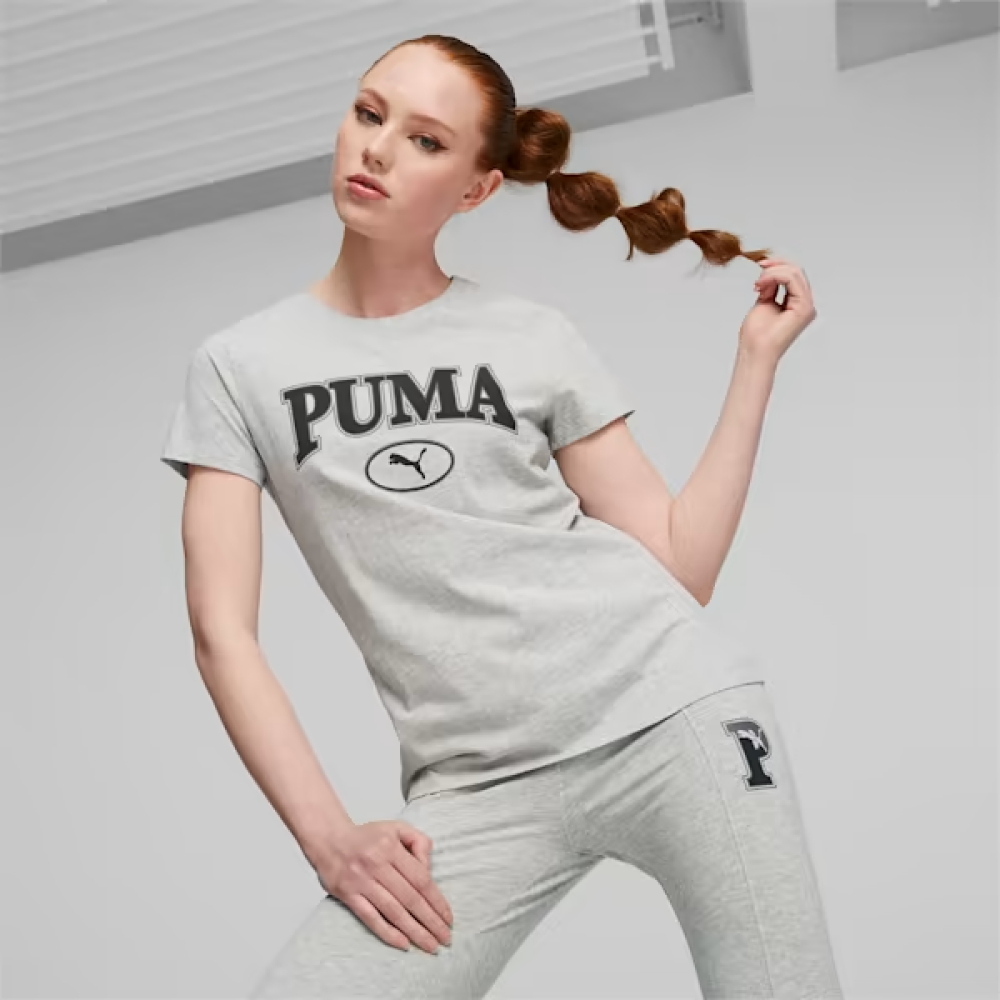 PUMA WMNS SQUAD GRAPHIC TEE