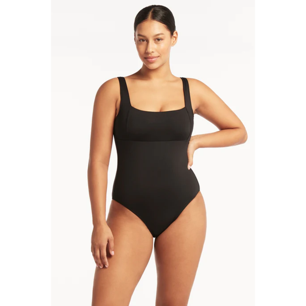 SEA LEVEL WMNS SQUARE NECK ONE PIECE