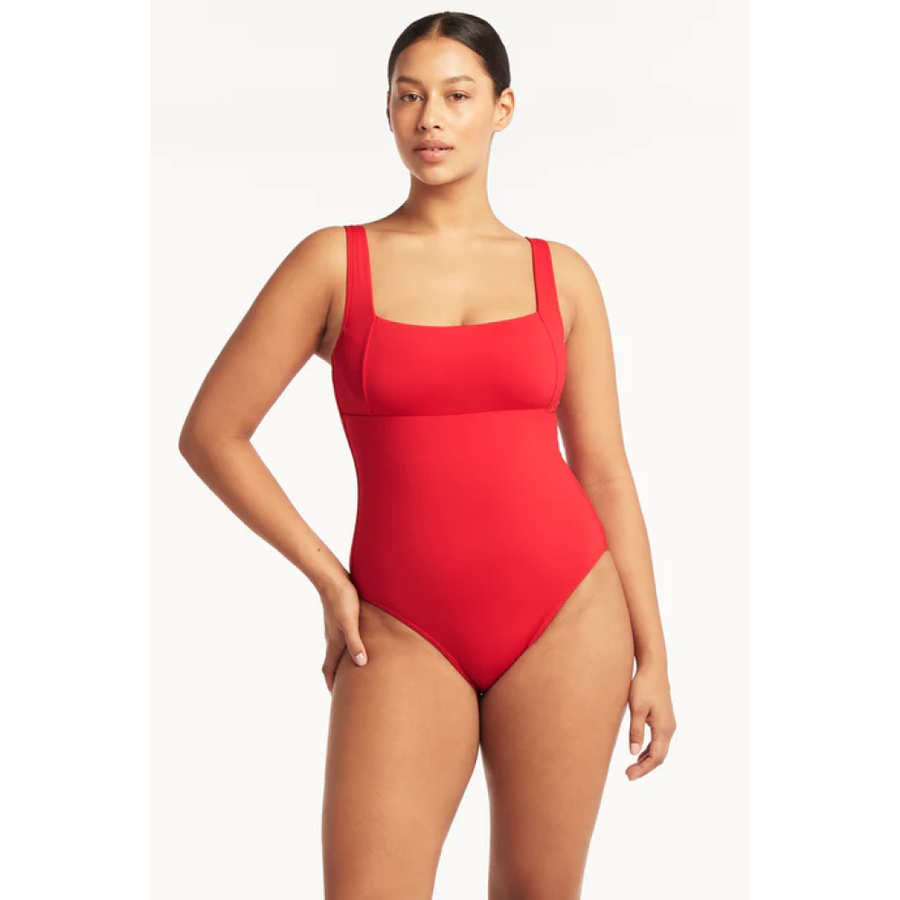 SEA LEVEL WMNS SQUARE NECK ONE PIECE