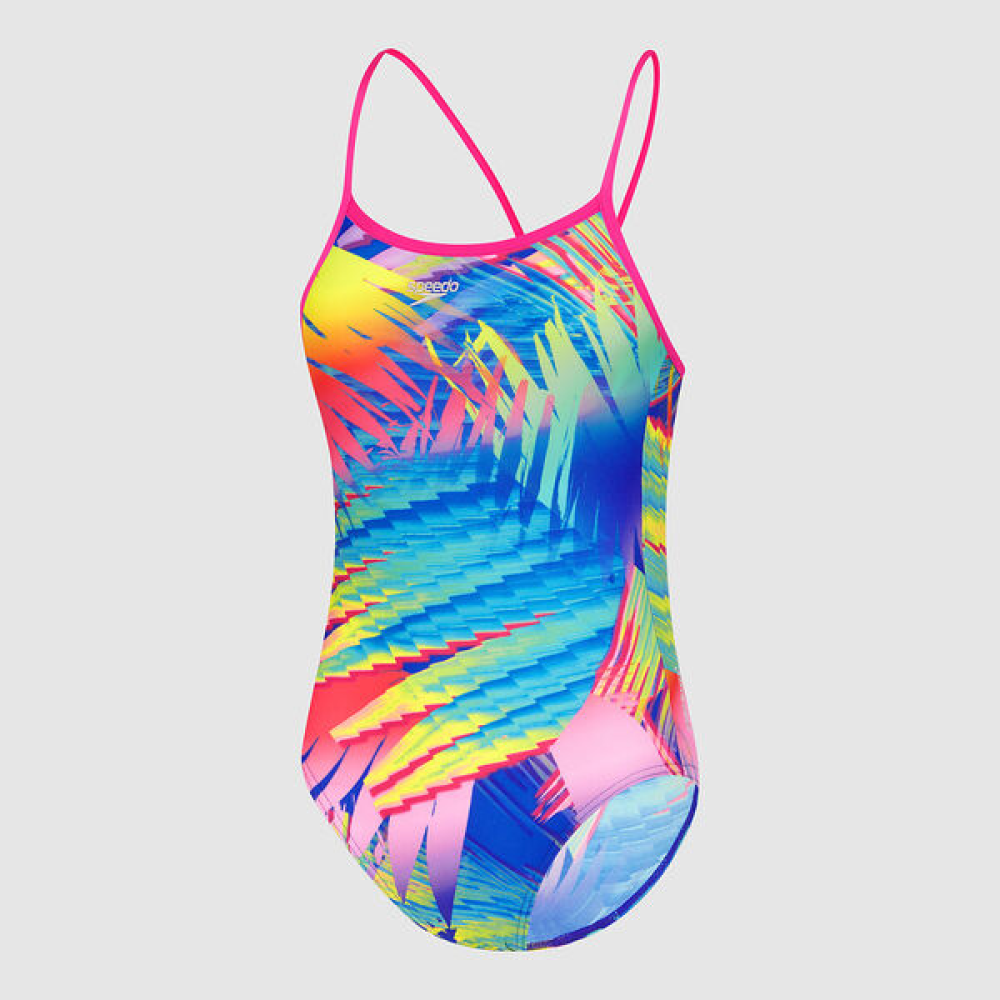 SPEEDO YTH TROPICAL FUSE THINSTRAP MUSCLE 1PC