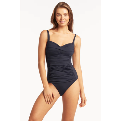 SEA LEVEL WMNS TWIST FRONT MULTIFIT SINGLET TOP