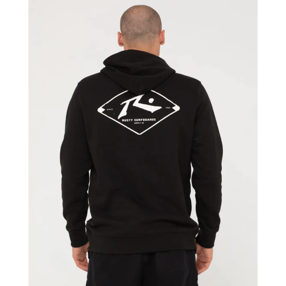 RUSTY MENS WULL WOLUME HOODIE
