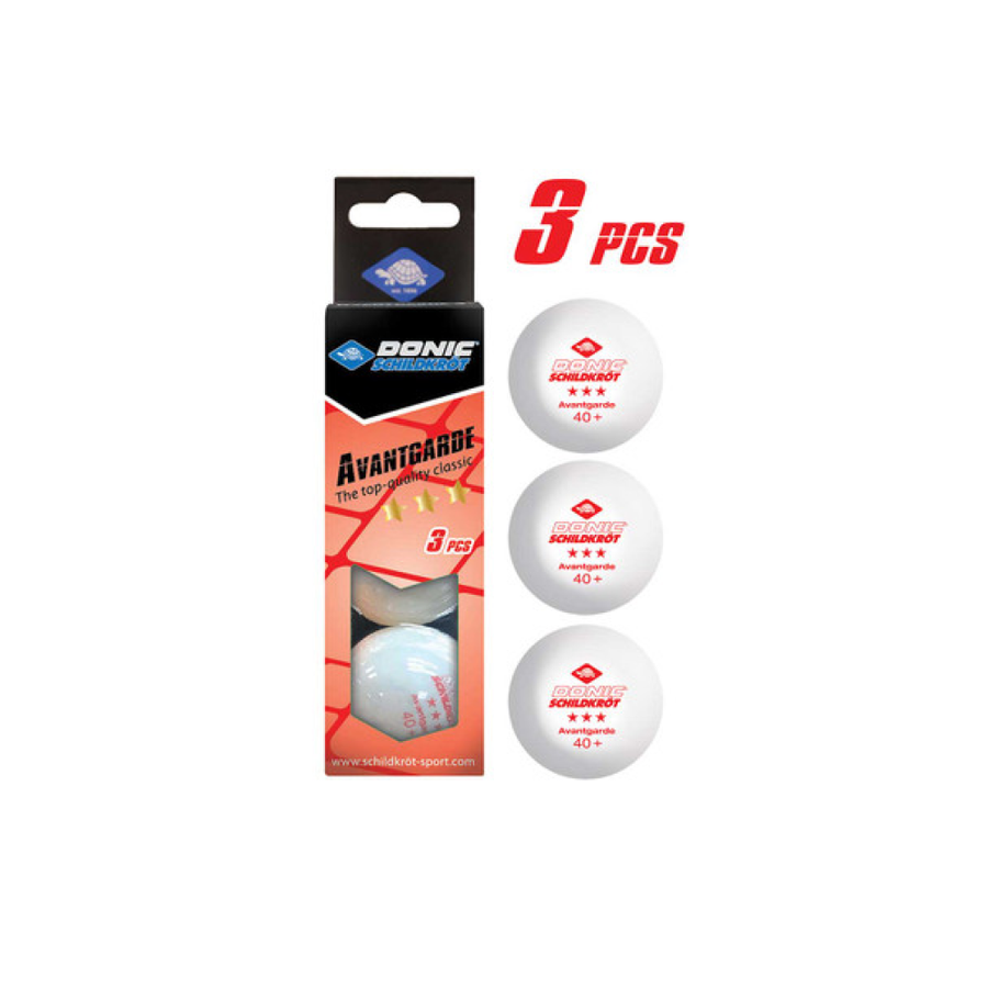DONIC AVANTGARDE 3 STAR 3PK BALLS