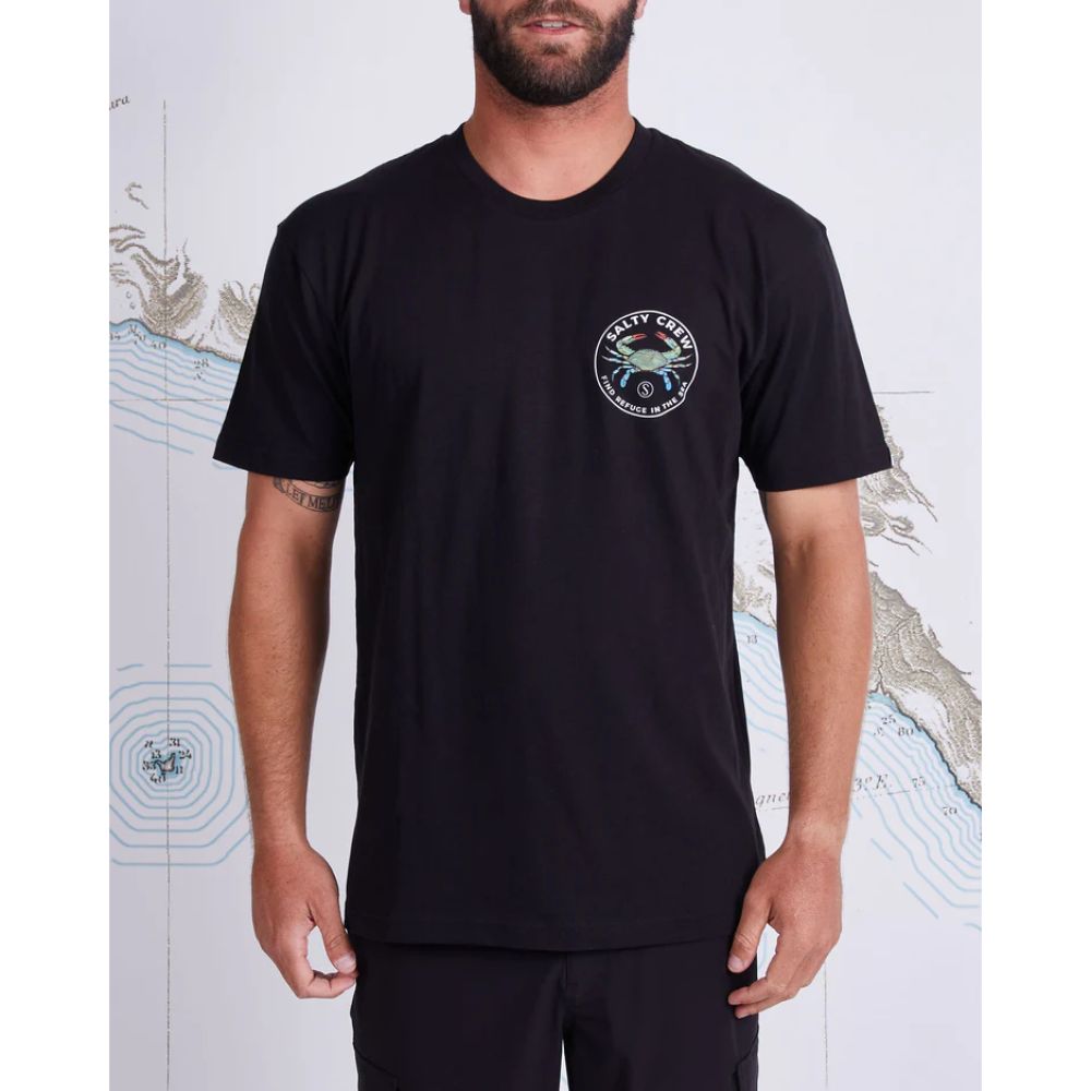SALTY CREW MENS BLUE CRABBER PREMIUM S/S TEE