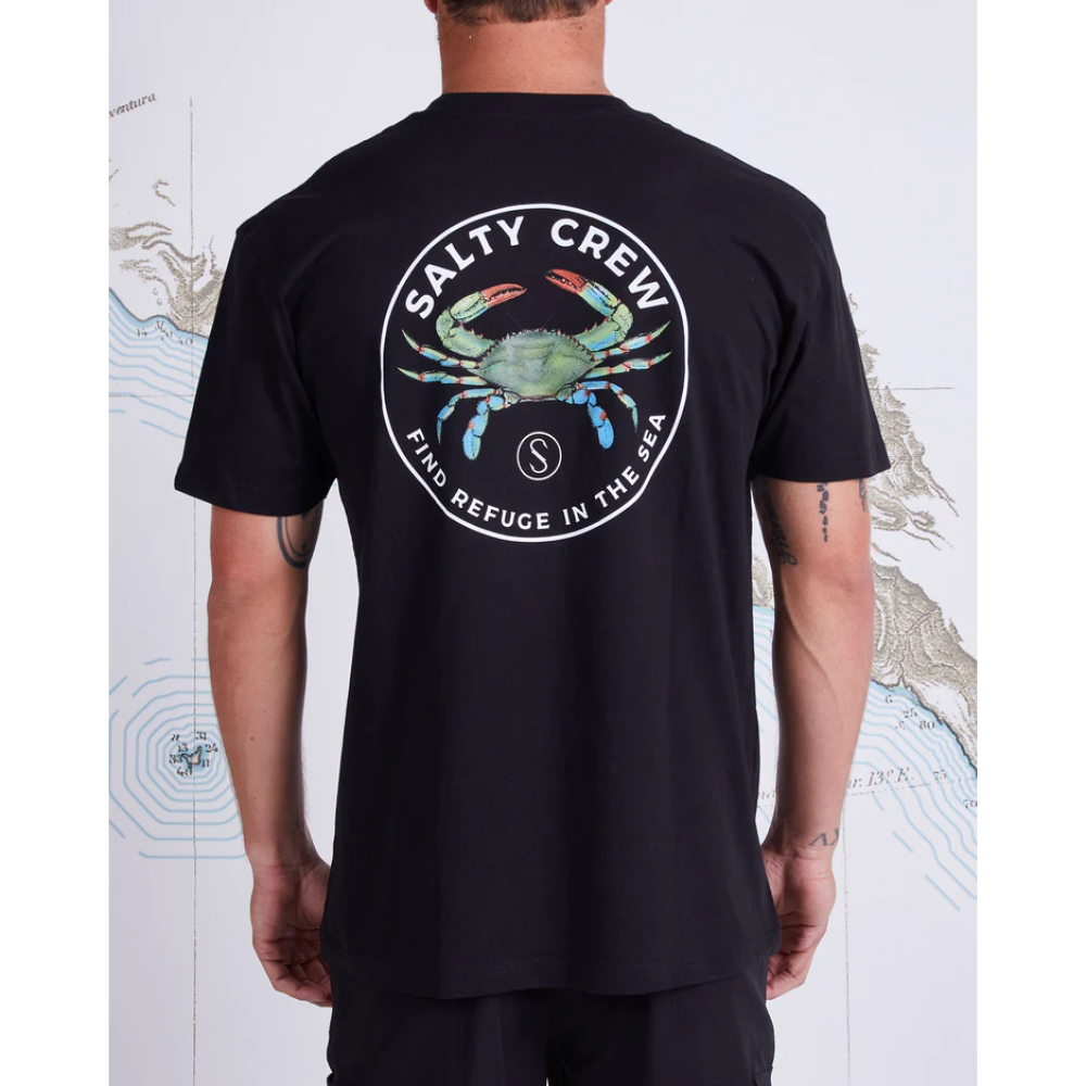 SALTY CREW MENS BLUE CRABBER PREMIUM S/S TEE