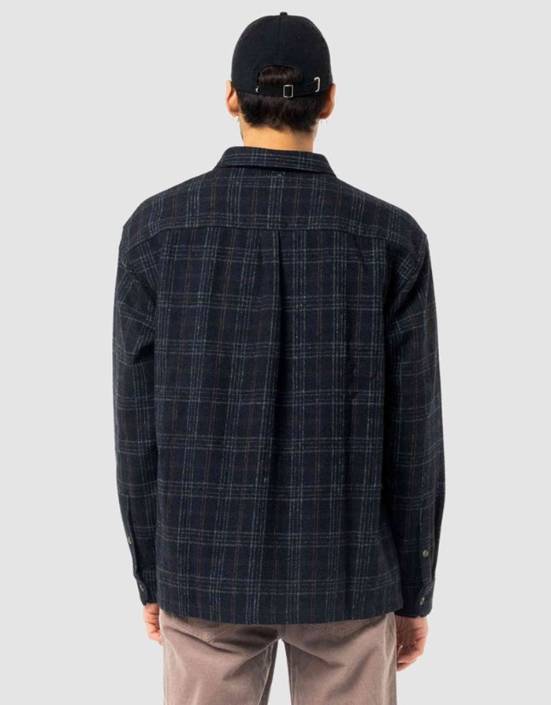 RUSTY MENS BRIMMING HEAVY L/S OVERSHIRT