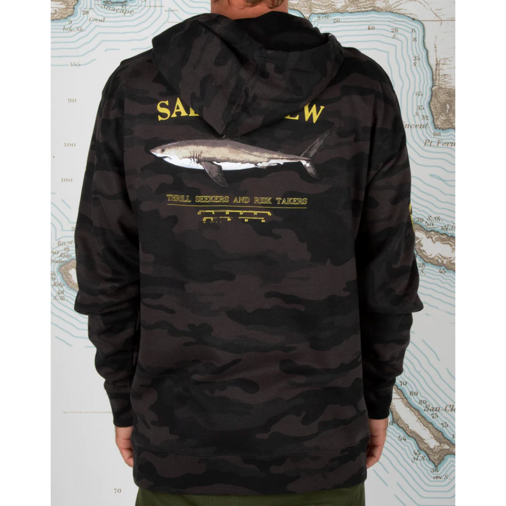 SALTY CREW MENS BRUCE HOOD FLEECE