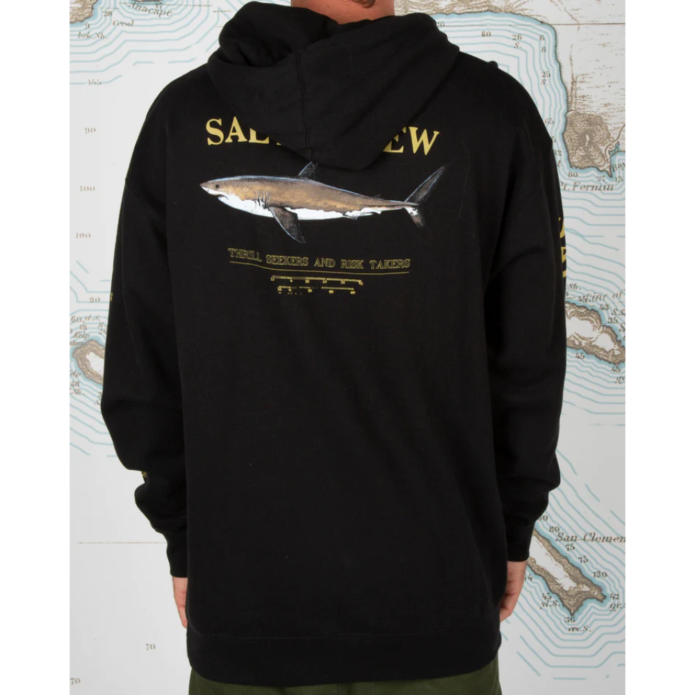 SALTY CREW MENS BRUCE HOOD FLEECE