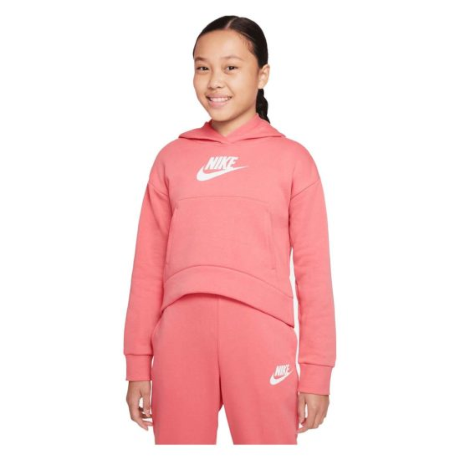 NIKE YTH CLUB FLEECE HOODIE HBR