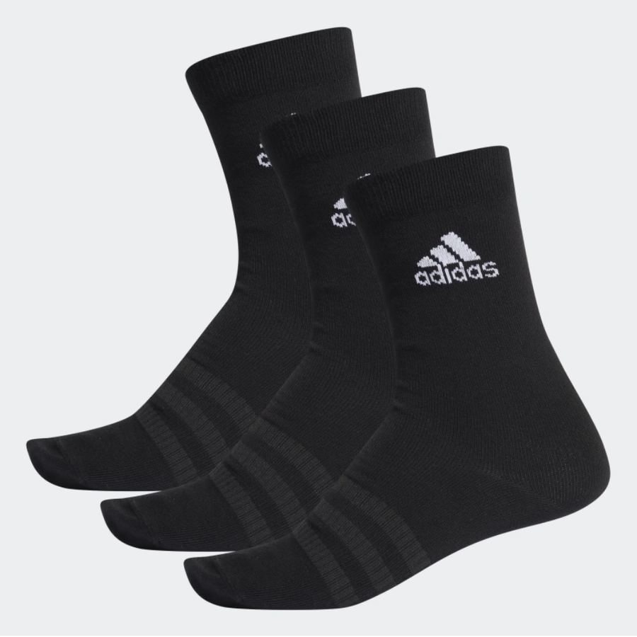 ADIDAS UNISEX LIGHT CREW SOCKS 3PK