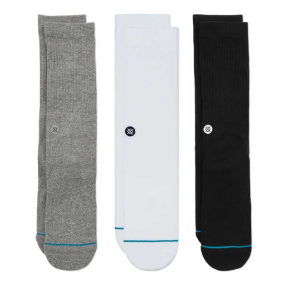 STANCE UNISEX ICON 3PK SOCKS