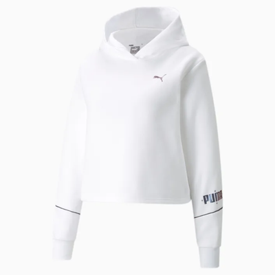 PUMA WMNS CYBER CROPPED HOODIE