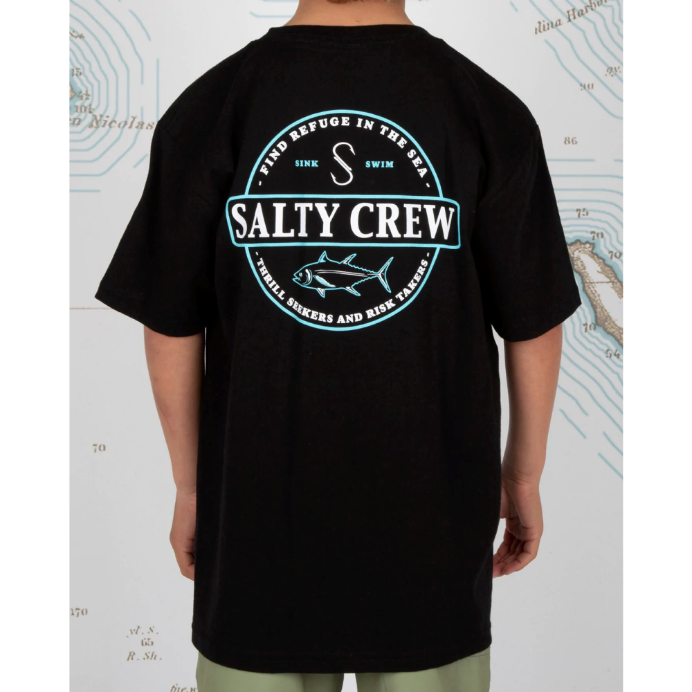 SALTY CREW YTH DEEP SEA S/S TEE