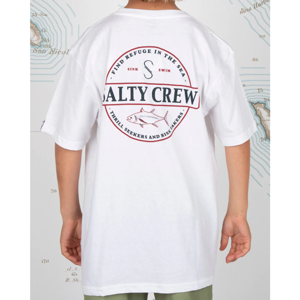 SALTY CREW YTH DEEP SEA S/S TEE