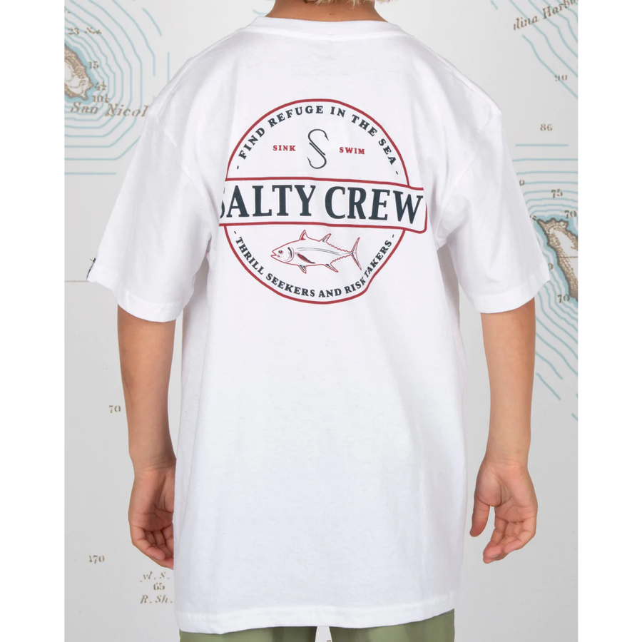 SALTY CREW YTH DEEP SEA S/S TEE