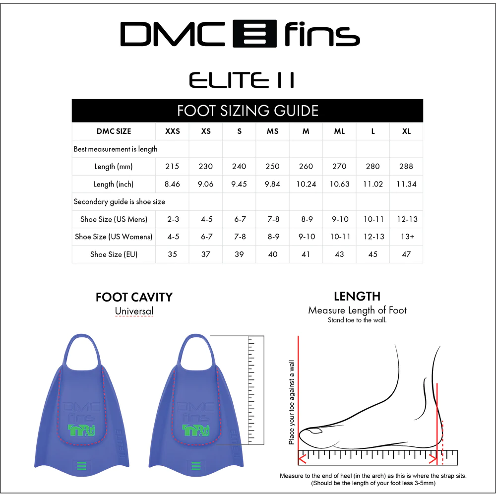 DMC UNISEX ELITE II TRAINING FIN