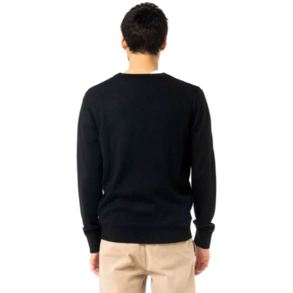 RUSTY MENS DRAPE V-NECK LAYERING KNIT