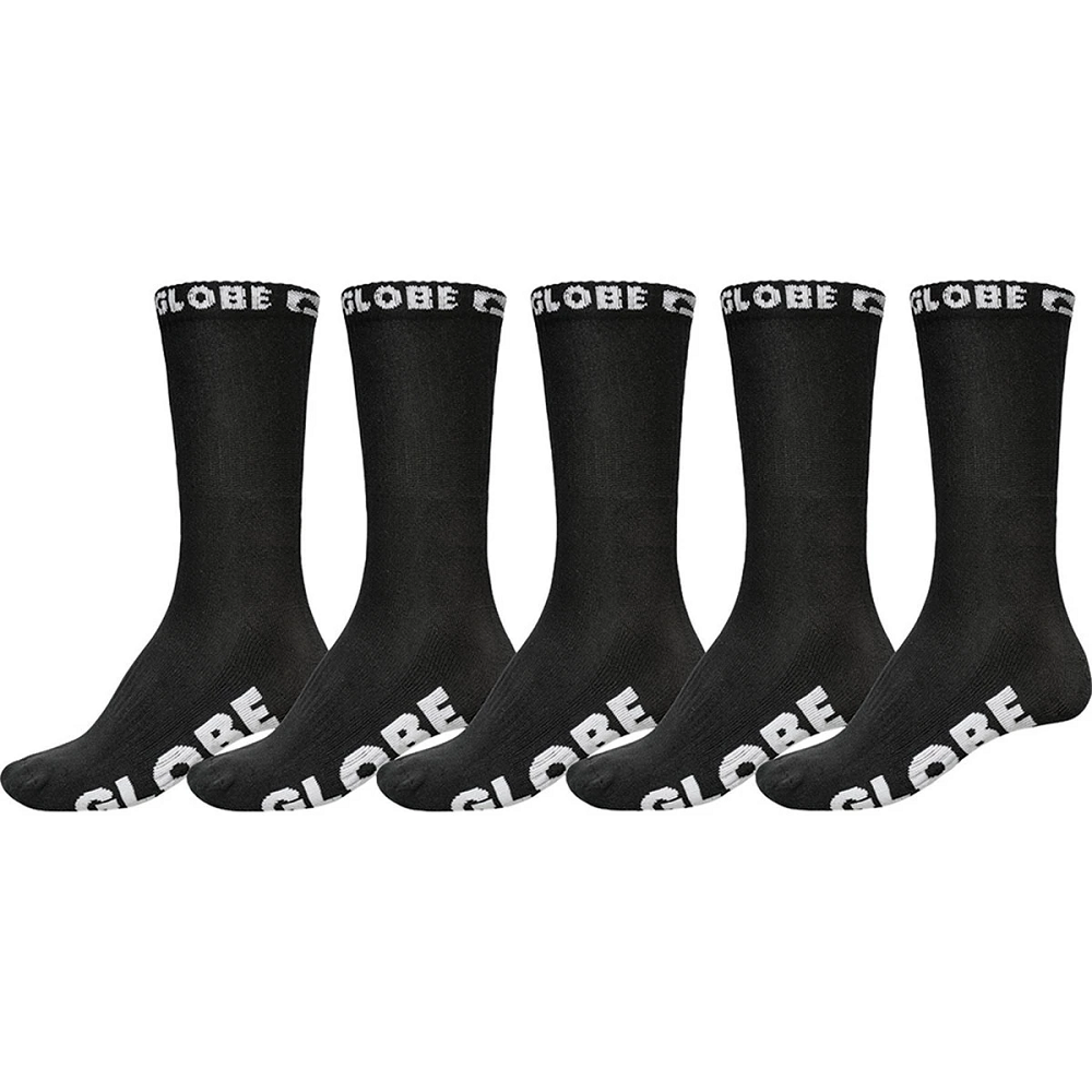 GLOBE YTH BLACKOUT SOCKS 5PK