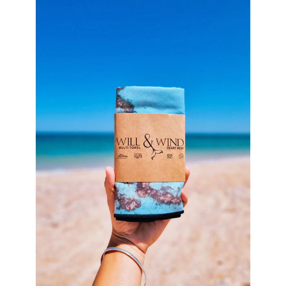 WILL & WIND HEART REEF MULTI TOWEL