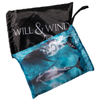 WILL & WIND HUMP BACK WHALES MICROFIBRE TOWEL