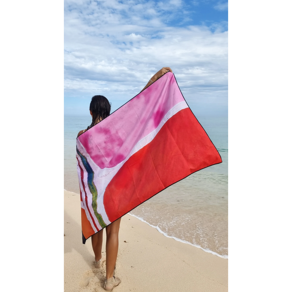 WILL & WIND HUTT LAGOON TRAVEL TOWEL