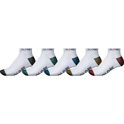 GLOBE MENS INGLES ANKLE SOCKS 5PK