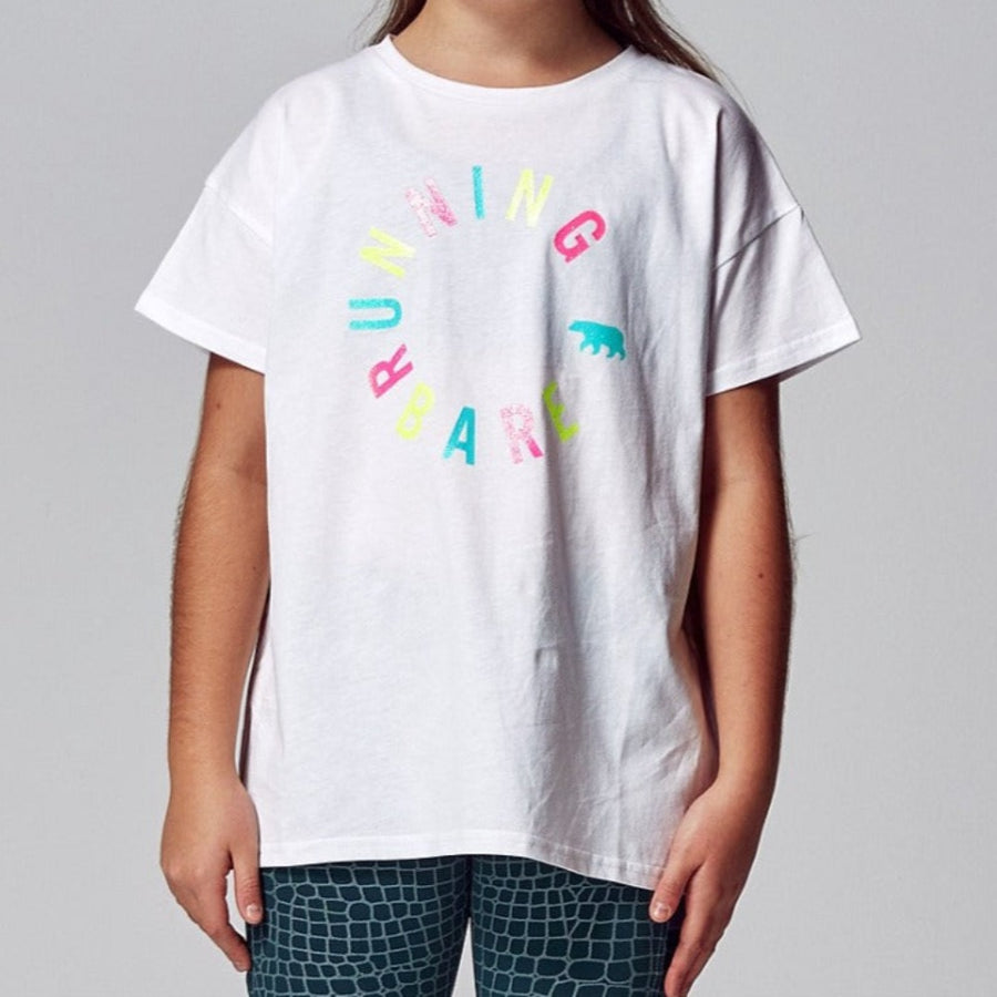 RUNNING BARE YTH KICK OFF BOX TEE