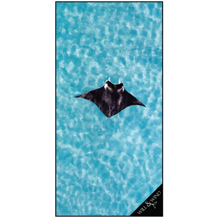 WILL & WIND MANTA RAY TRAVEL TOWEL