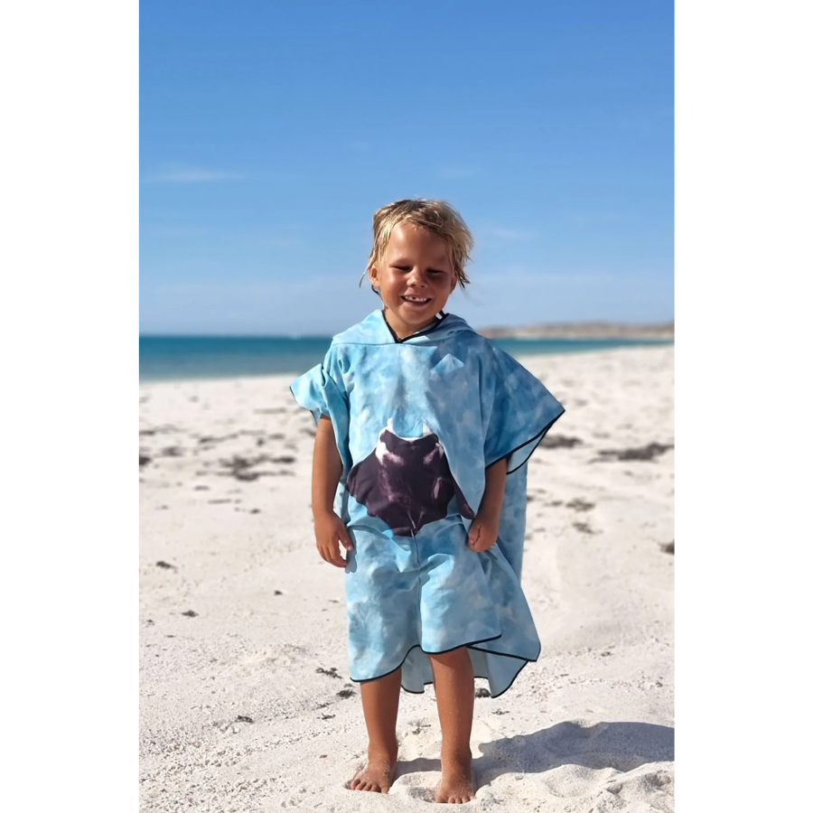 WILL & WIND MINI MANTA HOODED TOWEL