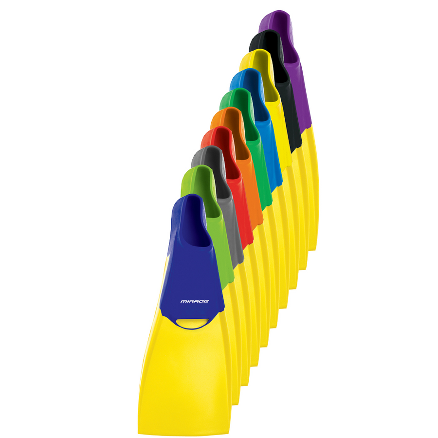 MIRAGE UNISEX DELUXE RUBBER FINS