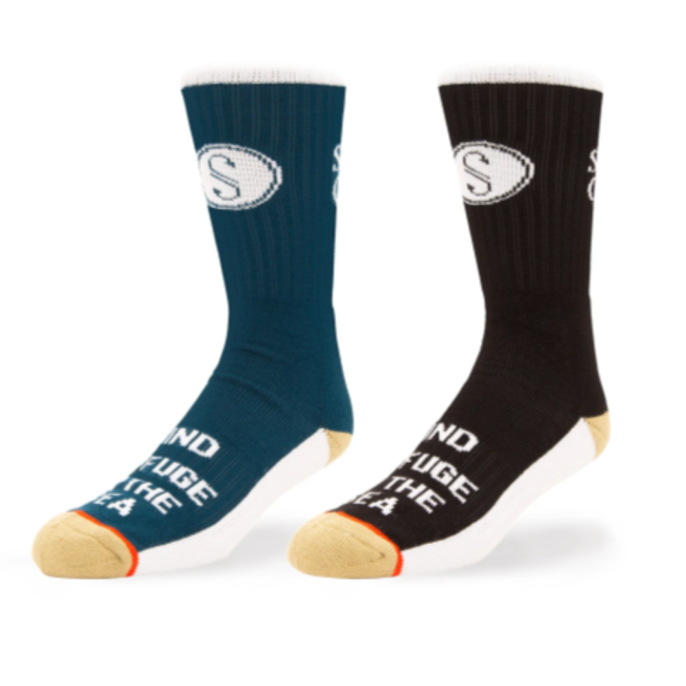 SALTY CREW UNISEX PINNACLE SOCKS 2PK
