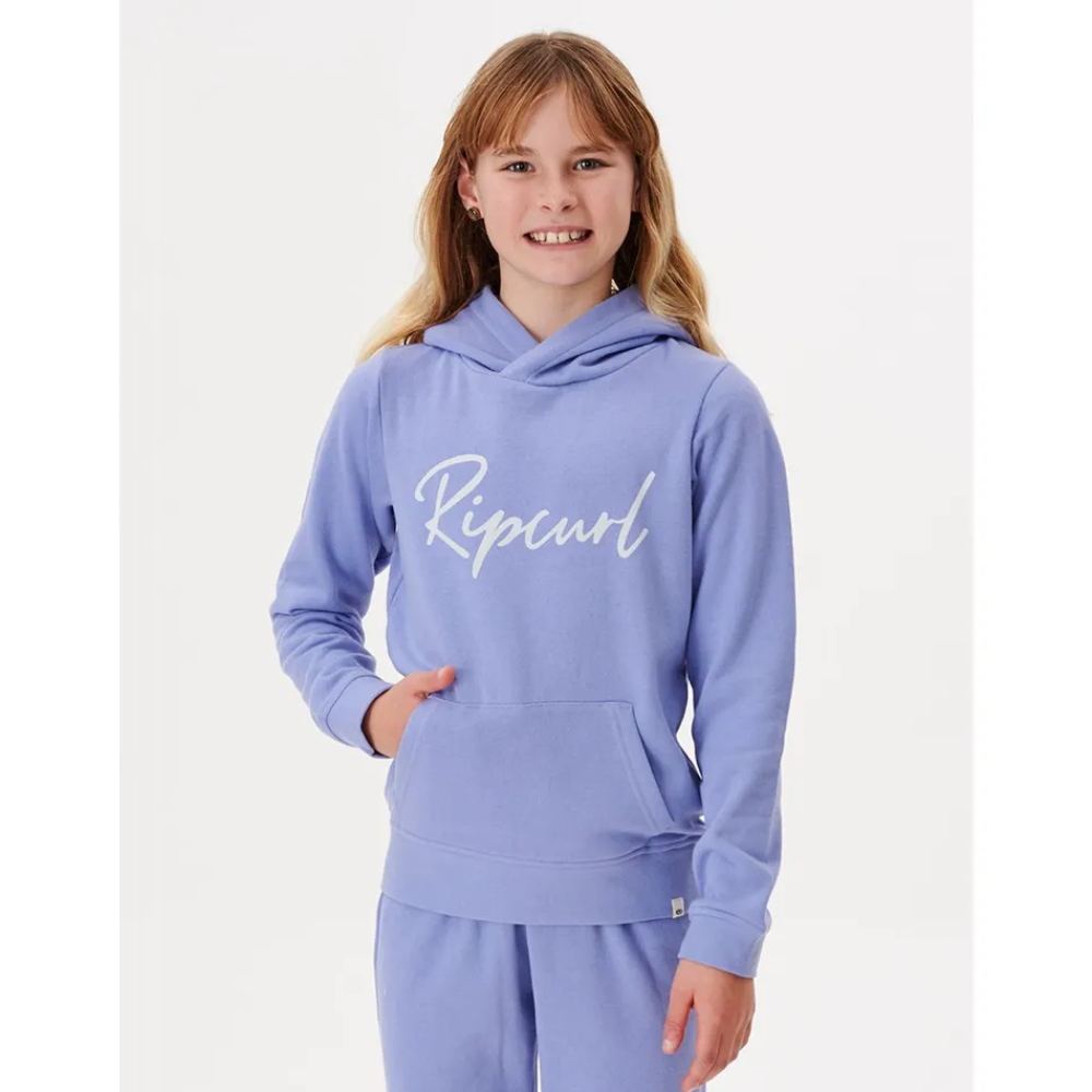 RIP CURL YTH SCRIPT LOGO HOOD