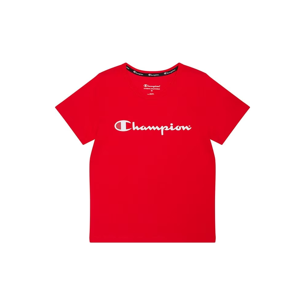 CHAMPION YTH SCRIPT S/S TEE