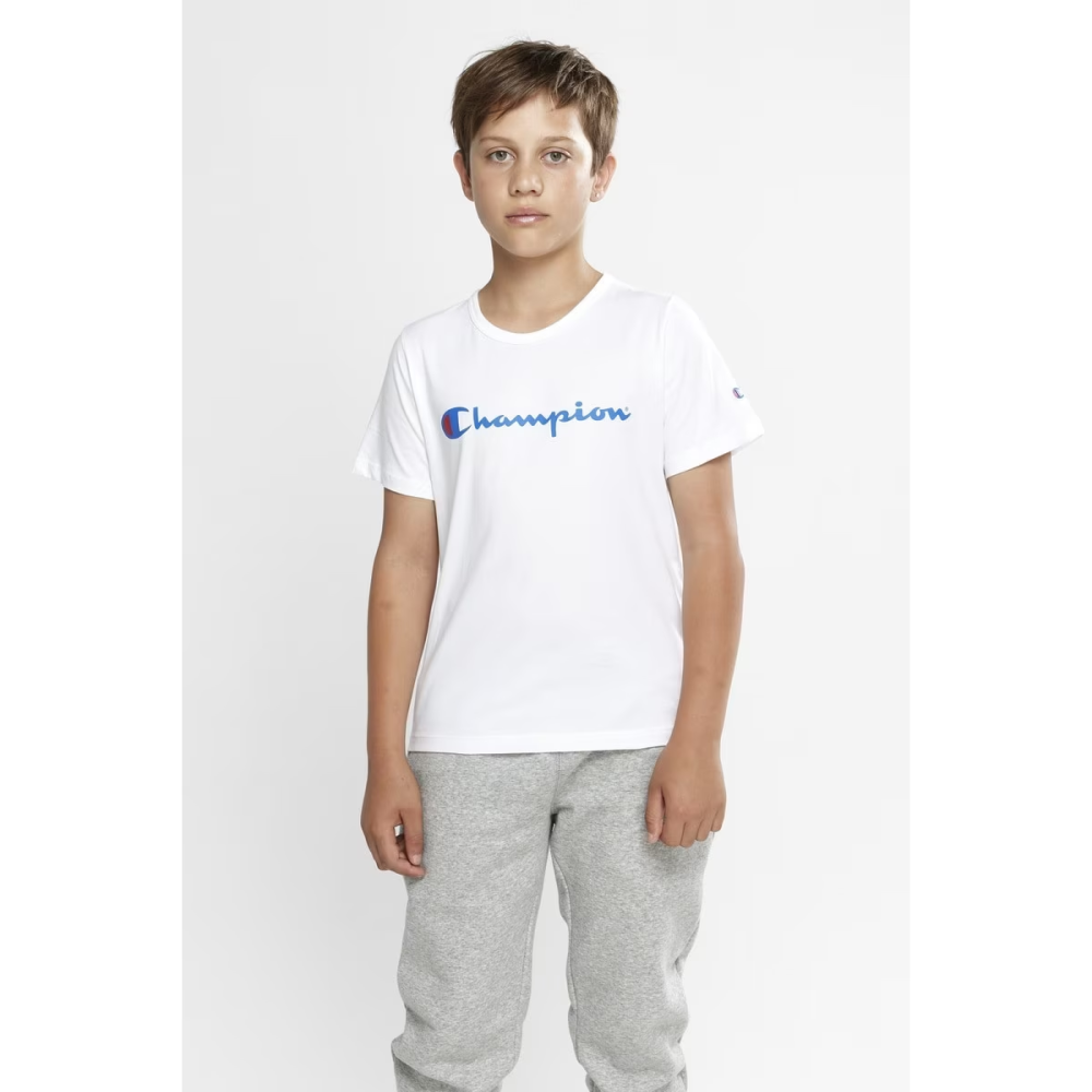 CHAMPION YTH SCRIPT S/S TEE