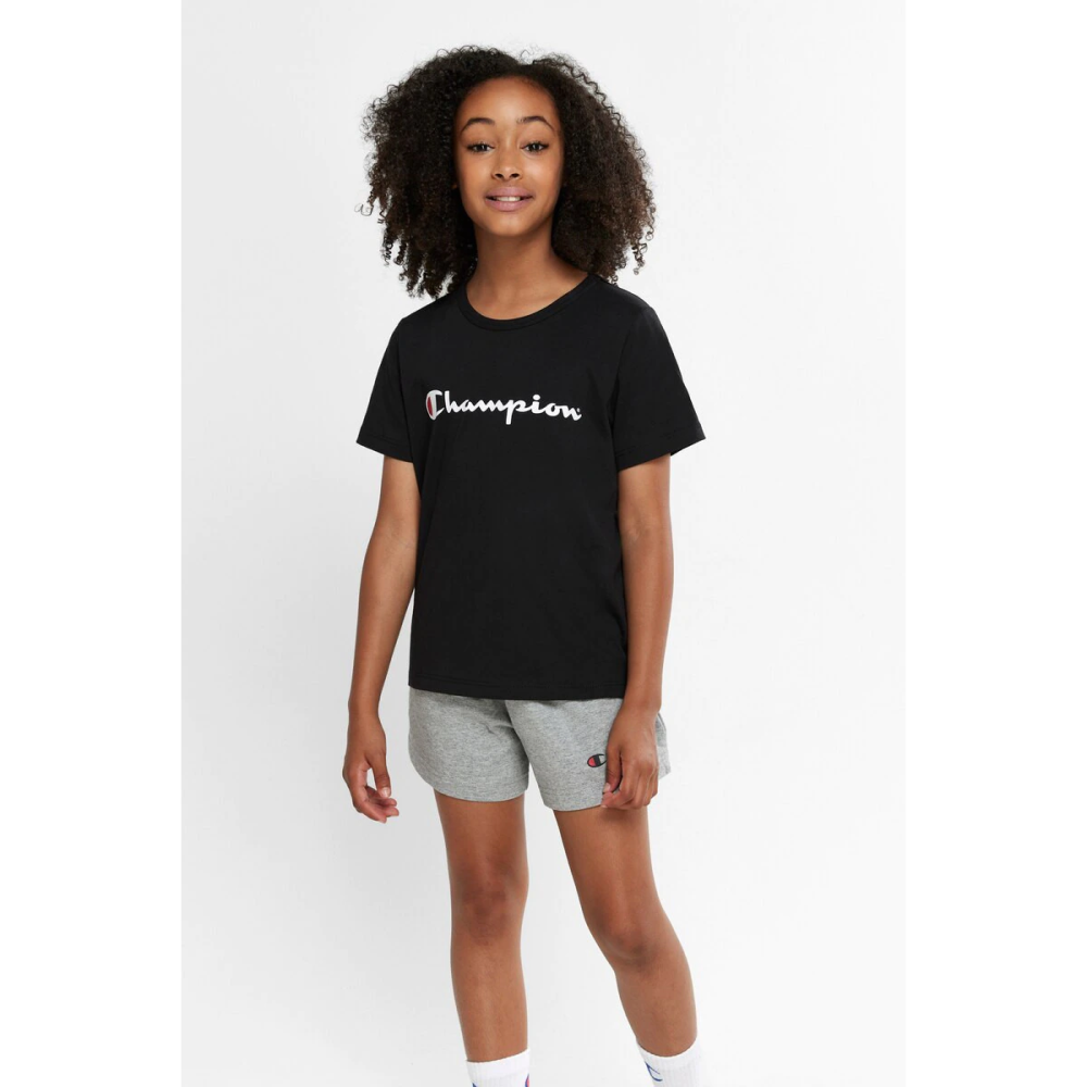 CHAMPION YTH SCRIPT S/S TEE