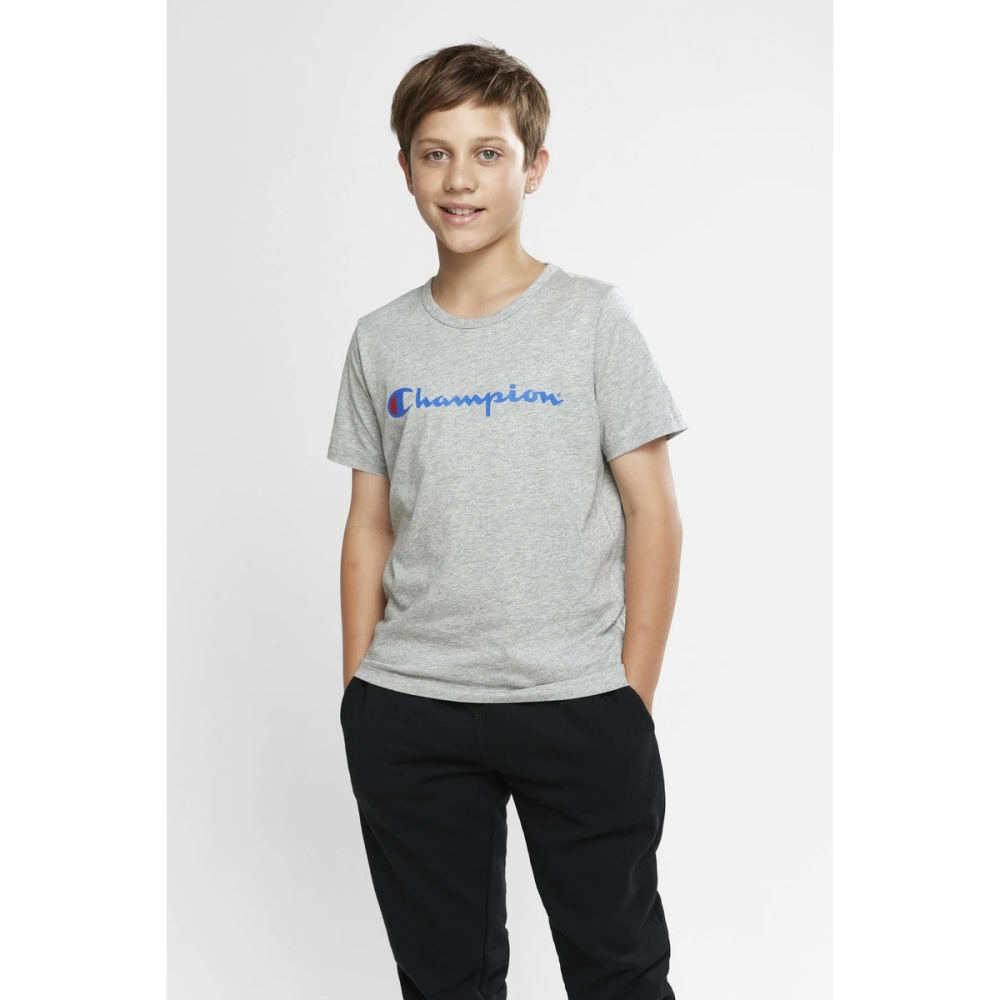 CHAMPION YTH SCRIPT S/S TEE