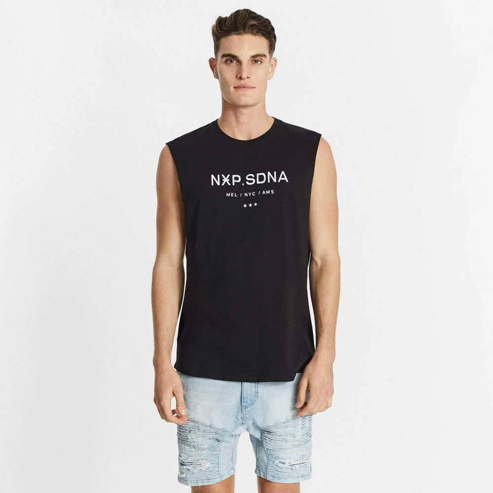 NENA & PASADENA MENS UNKNOWING SCOOP BACK MUSCLE