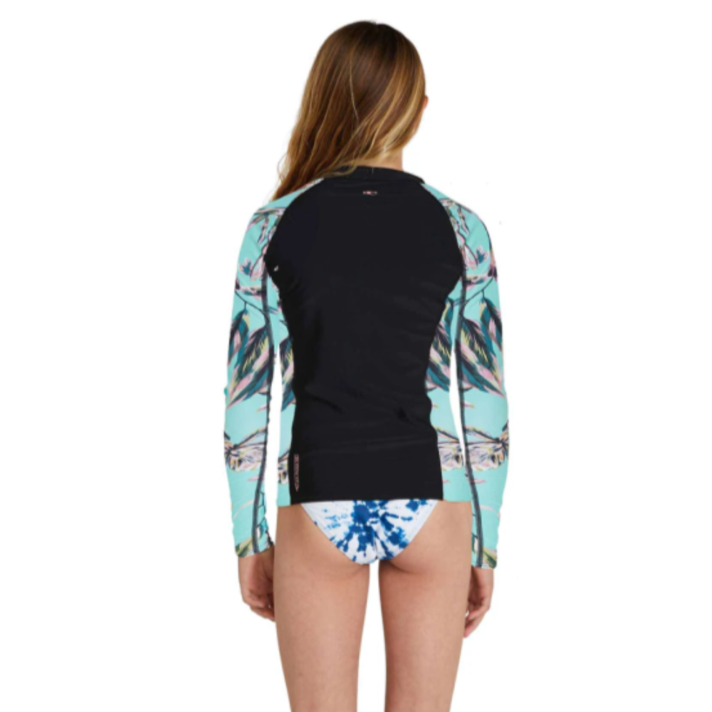 ONEILL YTH BAHIA FZ LS RASH VEST